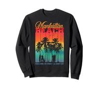 Vintage Manhattan Beach LA Condado de Sunset Surf Surf Vibes Sudadera