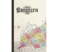 Vintage Map Brooklyn New York Lined Journal Notebook 6” x 9” Hard Cover 140 pages. College Ruled Notebook. Ideal Gift for Map lovers, Writers, Professors, Teachers, and Students. (maps)
