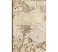 Vintage Map Notebook: Boston Edition - Dark Academia Journal for Writing, Notes & Ideas: An aesthetic cream and sepia-toned notebook featuring an ... journaling, study notes, or creative writing