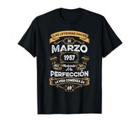 Vintage Marzo 1957 69 Años Siendo Increíble Diseño Retro Camiseta