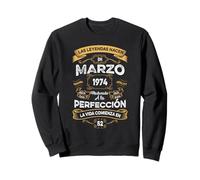 Vintage Marzo 1974 52 Años Siendo Increíble Diseño Retro Sudadera