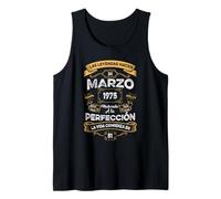 Vintage Marzo 1975 51 Años Siendo Increíble Diseño Retro Camiseta sin Mangas