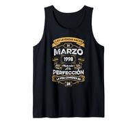 Vintage Marzo 1998 28 Años Siendo Increíble Diseño Retro Camiseta sin Mangas