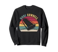 Vintage Más Cowbell Divertido Humor Sarcástico Amante De La Música Sudadera