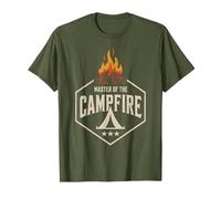 Vintage Master of Campfire Friends Crew Director Consejero Camiseta