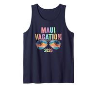 Vintage MAUI Vacation 2026, Viaje a la Playa y Vacaciones a Juego con la Mejor Amiga Camiseta sin Mangas