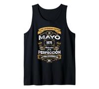 Vintage Mayo 1971 55 Años Siendo Increíble Diseño Retro Camiseta sin Mangas