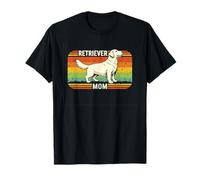 Vintage Mejor Golden Retriever Mamá Leal Perro Cachorro Para Las Mujeres Camiseta
