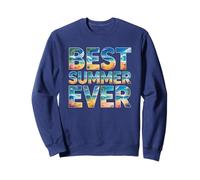 Vintage Mejor Verano Viaje DE Vacaciones Playa Vacay Beach Sudadera
