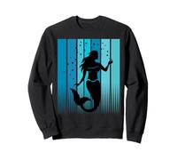 Vintage Mermaid Vibes - Ocean Lover Retro Sudadera