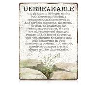 Vintage Metal Sign Keep Going Never Give Up Wall-Art 12x8 Inch