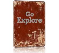 Vintage Metal Sign Take The Trail Tin Sign 8 X 12 in | Great gift for scout group travel buddy road trip lover