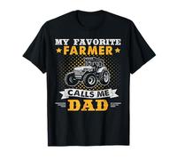 Vintage Mi agricultor favorito me llama papá Día del Padre Tractor Camiseta