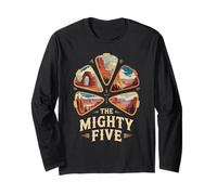 Vintage Mighty Five 5 National Parks Utah Hiking Camping Manga Larga