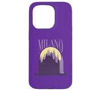 Vintage Milan Cathedral Italia Arquitectura Turismo Monumento Carcasa para iPhone 15 Pro