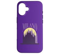 Vintage Milan Cathedral Italia Arquitectura Turismo Monumento Carcasa para iPhone 16