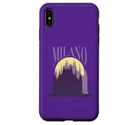 Vintage Milan Cathedral Italia Arquitectura Turismo Monumento Carcasa para iPhone XS MAX