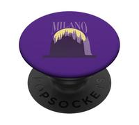 Vintage Milan Cathedral Italia Arquitectura Turismo Monumento PopSockets PopGrip Adhesivo