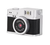 Vintage Mini Keychain Camera, Véquido de Video Pequeño de 20MP 1080p Retro Small Small, con Pantalla de 0.96 Pulgadas, Flash LED, Batería de 180 MAh (Black)