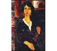 Vintage Mini Notebook/Journal; A6 (4x6"); 100 Pages; White, Ruled Paper: Modigliani Cover Design 7 (Art In My Pocket)