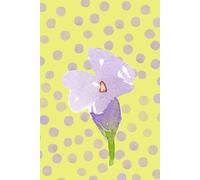 Vintage Minimalist Wildflower, Floral Diary Journal: Yellow Lilac Clean Aesthetic Notebook, Rustic Spring Floral Cottagecore Gifts for Women, Botanical School Office Supplies, 6x9In, 145 Pages