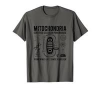 Vintage Mitocondria Biología Profesor Estudiante Ciencia Humor Camiseta