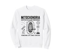 Vintage Mitocondria Biología Profesor Estudiante Ciencia Humor Sudadera