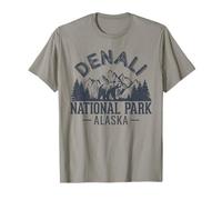Vintage Monte Denali National Park Alaska Mountain Camiseta