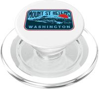 Vintage Mount Saint Helens Washington Retro Style Volcano PopSockets PopGrip para MagSafe