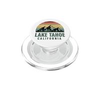 Vintage Mountains Hiking Camping Lake Tahoe California PopSockets PopGrip para MagSafe