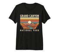 Vintage Mountains Hiking Grand Canyon National Park Arizona Camiseta Premium