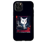 Vintage Movie Poster The Purrinator Funny Cat Carcasa para iPhone 11 Pro
