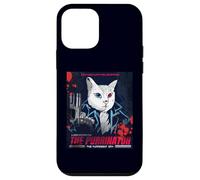 Vintage Movie Poster The Purrinator Funny Cat Carcasa para iPhone 12 Mini