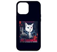 Vintage Movie Poster The Purrinator Funny Cat Carcasa para iPhone 12 Pro MAX