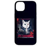 Vintage Movie Poster The Purrinator Funny Cat Carcasa para iPhone 14 Plus