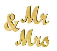Vintage Mr & Mrs Letras de madera blancas para boda soporte de cartel figuras decoración de boda regalo hogar decoración