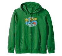 Vintage MT Hood Oregon Nature & Outdoors Retro Graphic Sudadera con Capucha