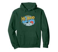 Vintage MT Hood Oregon Nature & Outdoors Retro Graphic Sudadera con Capucha