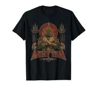 Vintage Muay Thai Respeto Boxeo Thai Luchador Thai Giant Camiseta