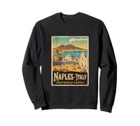Vintage Nápoles Italia Viaje Souvenir Monumento Turista Regalo Sudadera