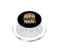 Vintage Neil with It Seal Lover Funny Neal The Seal Graphic PopSockets PopGrip para MagSafe