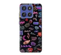 Vintage Neon Graphic Funda Carcasa Case para Motorola Moto G Stylus 5G (2025), Edge 60 Stylus
