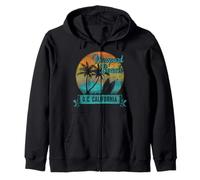 Vintage Newport Beach Condado de Orange California Surf Sudadera con Capucha