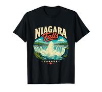 Vintage Niagara Falls Canada Travel Souvenir Monumento Regalo Camiseta
