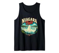 Vintage Niagara Falls Canada Travel Souvenir Monumento Regalo Camiseta sin Mangas