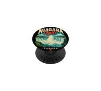 Vintage Niagara Falls Canada Travel Souvenir Monumento Regalo PopSockets PopGrip Adhesivo