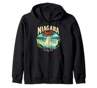 Vintage Niagara Falls Canada Travel Souvenir Monumento Regalo Sudadera con Capucha