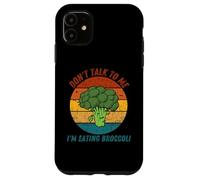 Vintage No me hables estoy comiendo brócoli Retro Carcasa para iPhone 11