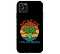 Vintage No me hables estoy comiendo brócoli Retro Carcasa para iPhone 11 Pro Max