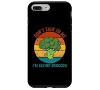 Vintage No me hables estoy comiendo brócoli Retro Carcasa para iPhone 7 Plus/8 Plus